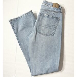 American Eagle Jeans Womens 2 Medium Wash‎ 90s Bootcut Distressed